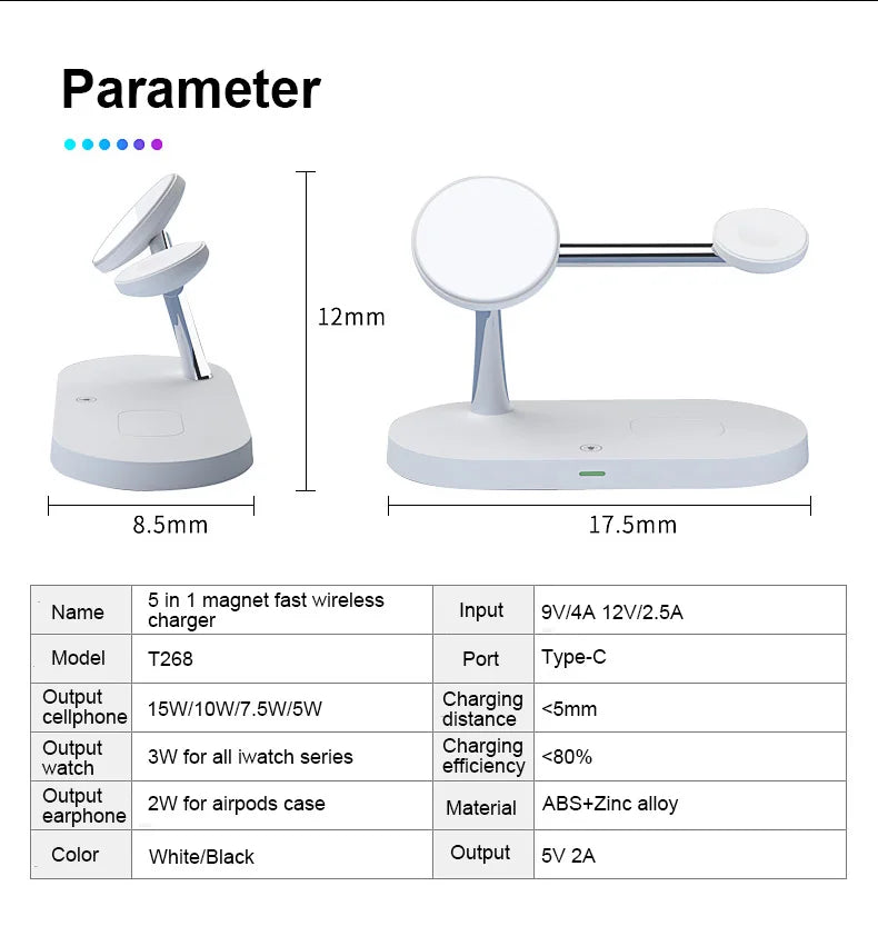 3 in 1 Wireless Charger Stand