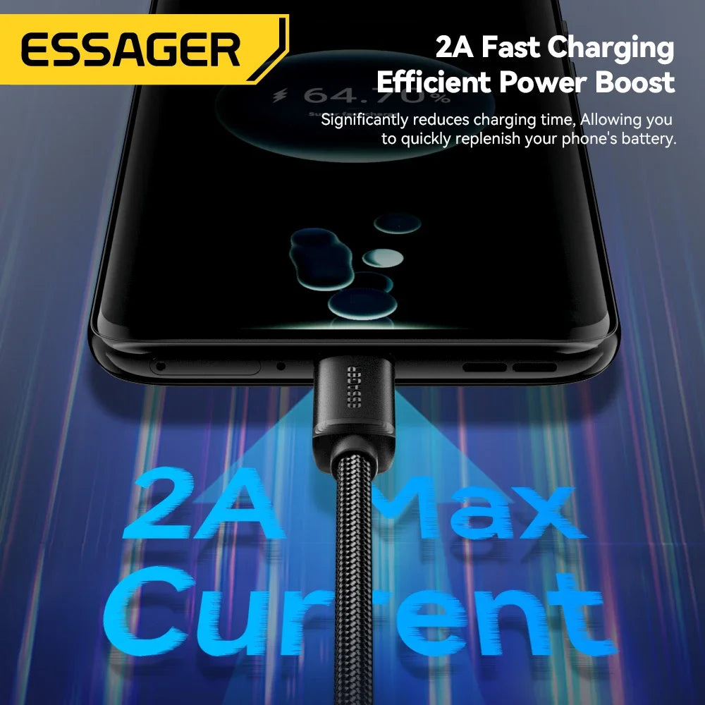 Essager Micro USB Cable 2A Fast Charging USB Cable