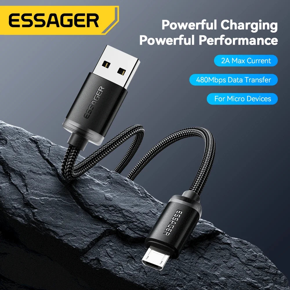 Essager Micro USB Cable 2A Fast Charging USB Cable